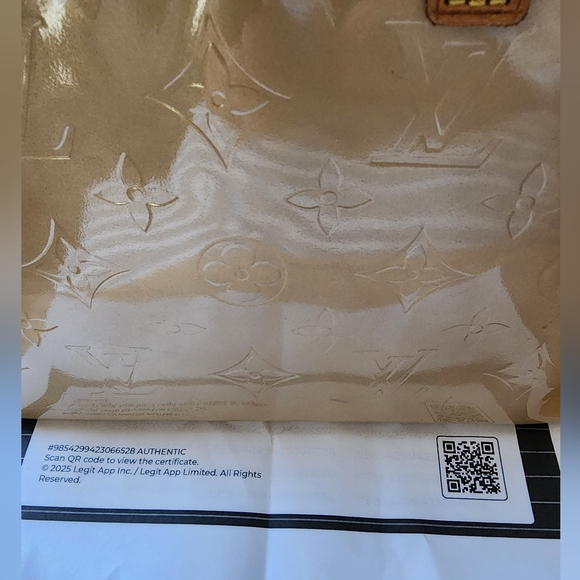 Louis Vuitton Reade PM Shimmering Gold Tote - Authencity Cert Included - Picture 12 of 12